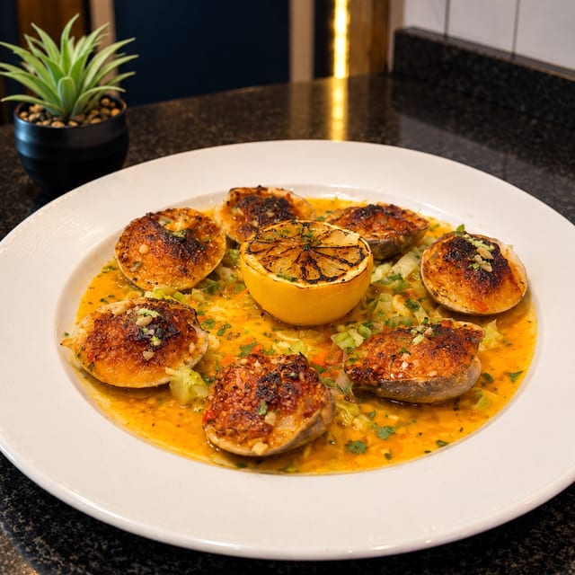 Baked Clams.
