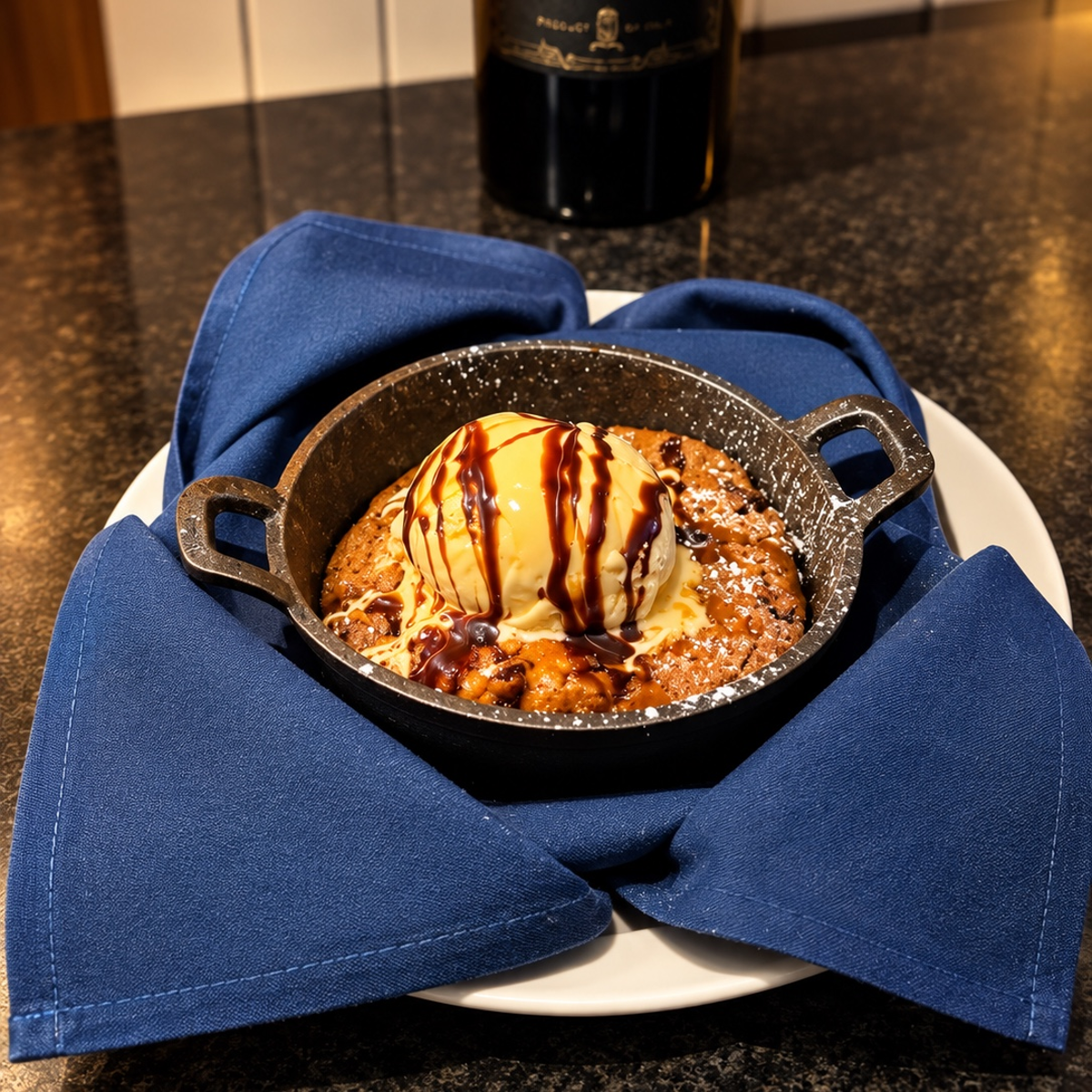 Skillet Chocolate Chip Cookie