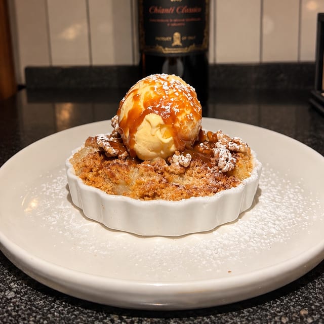 Warm Apple Crisp.