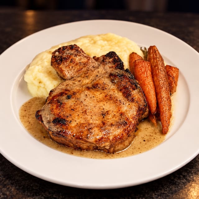 Double Cut Maple Porkchop.