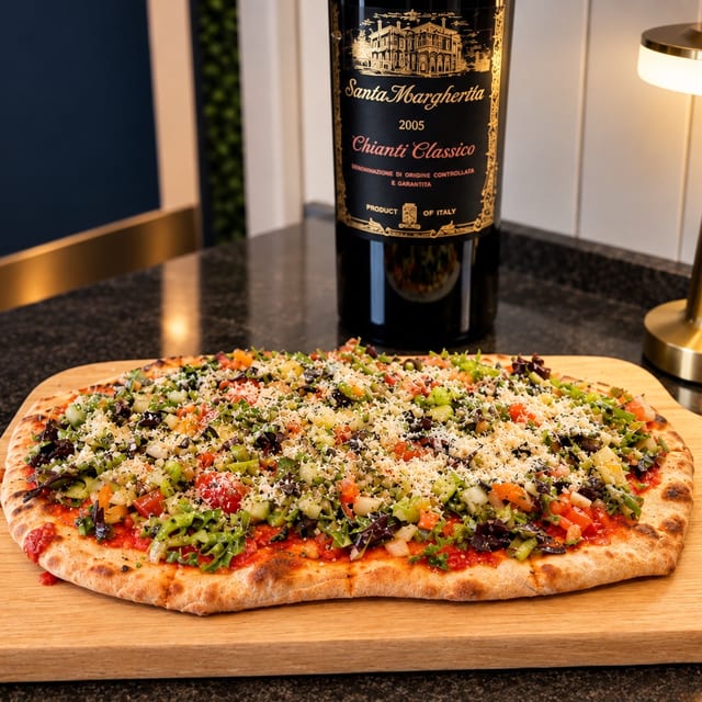 Salad Flatbread.